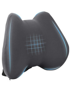 Cuscino con cuscino Grigio 42 x 32 x 14 cm Poliestere