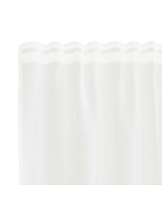Tenda in Pizzo con tende Bianco 240 x 300 cm Poliestere