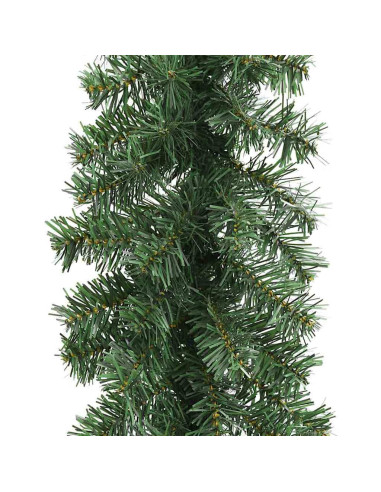 Ghirlanda di Natale 2 pcs Verde 20 m PVC