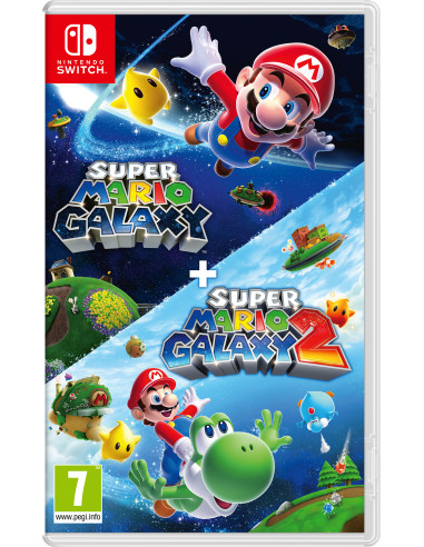Nintendo Super Mario Galaxy + Super Mario Galaxy 2 Tedesca, DUT, Inglese, ESP, Francese, ITA, Giapponese, Coreano, Portoghese Ni
