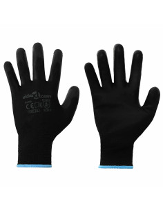 Guanti da Lavoro 12 pcs Nero 9 / l Poliestere