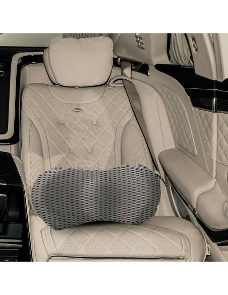 Cuscino con cuscino Grigio 47 x 24 x 13 cm Reticolo 4D