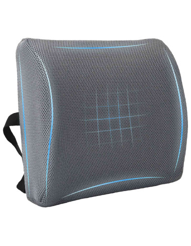 Cuscino con cuscino Regolabile Grigio 34 x 31.5 x 12 cm Rete