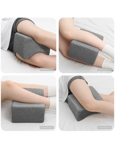 Cuscino con cuscino Grigio 26 x 21 x 15 cm Poliestere