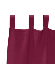 Tende Blackout con Anelli 2 pcs Rosso Vino 175 x 140 cm