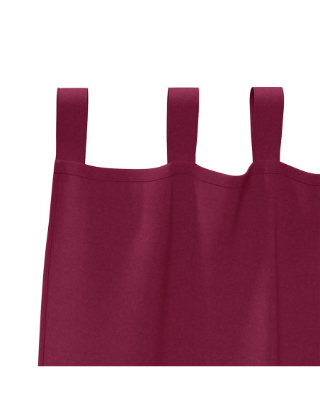 Tende Blackout con Anelli 2 pcs Rosso Vino 175 x 140 cm