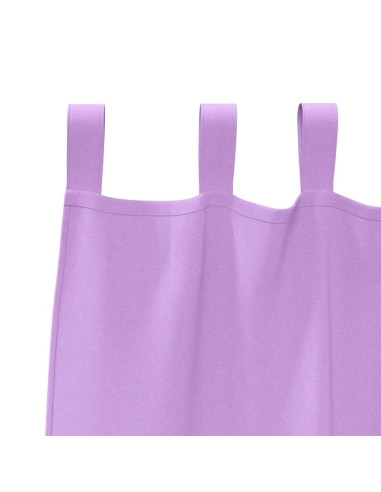 Tende Blackout con Anelli 2 pcs Viola 175 x 140 cm Poliestere