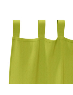 Tende Blackout con Anelli 2 pcs Verde 175 x 140 cm Poliestere