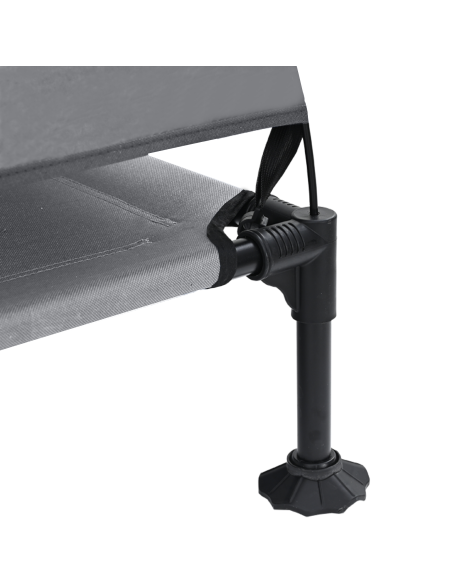 Letto per Cani Elevato Grigio chiaro 127 x 81 x 108 cm