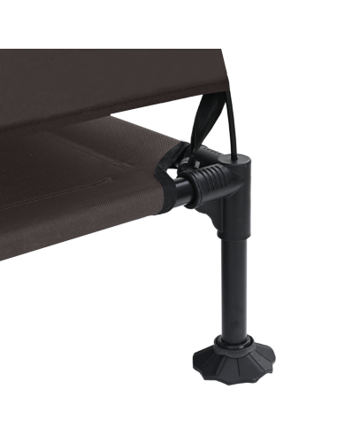 Letto per Cani Elevato Marrone 127 x 81 x 108 cm