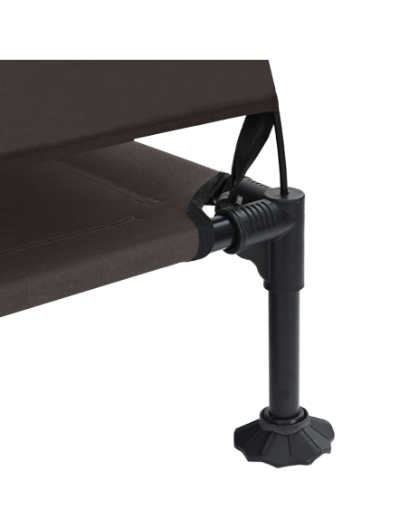 Letto per Cani Elevato Marrone 127 x 81 x 108 cm