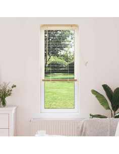 Tenda Veneziana Marrone Chiaro con Motivo 150 x 60 cm PVC