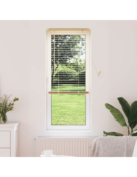 Tenda Veneziana Marrone Chiaro con Motivo 150 x 60 cm PVC