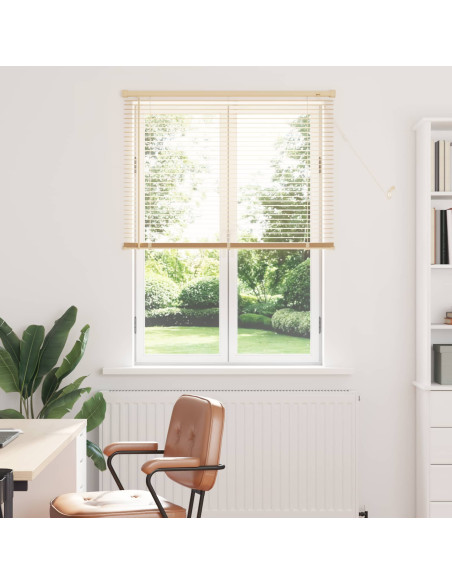 Tenda Veneziana Marrone Chiaro con Motivo 150 x 90 cm PVC