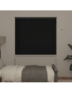 Tenda Veneziana Regolabile Nero 150 x 140 cm PVC