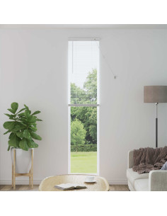 Tenda Veneziana Regolabile Bianco 213 x 50 cm PVC