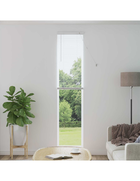 Tenda Veneziana Regolabile Bianco 213 x 60 cm PVC