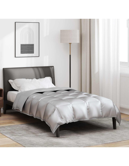 Duvet Invernale Argento 220 x 155 cm Satin e Micropile