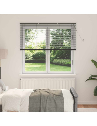 Tenda Veneziana Regolabile Grigio Argento 150 x 130 cm PVC