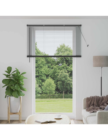 Tenda Veneziana Regolabile Grigio Argento 213 x 150 cm PVC