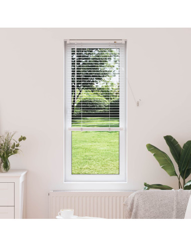 Tenda Veneziana Regolabile Bianco 150 x 40 cm PVC