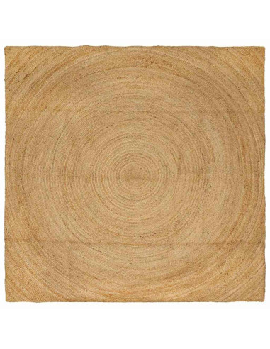 Tappeti per area Quadrato Marrone 300 x 300 cm Juta