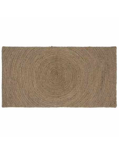 Tappeti per area Rettangolare Grigio 80 x 150 cm Juta