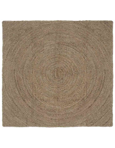 Tappeti per area Quadrato Grigio 160 x 160 cm Juta