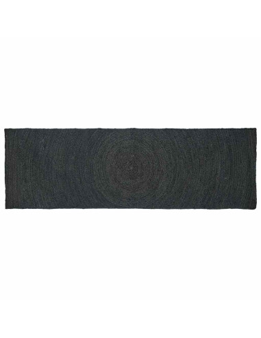 Tappeti per area Rettangolare Grigio scuro 80 x 300 cm Juta