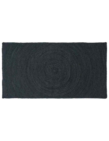 Tappeti per area Rettangolare Grigio scuro 100 x 200 cm Juta
