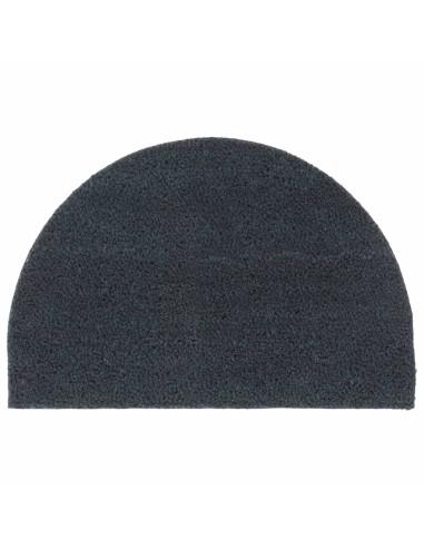 Zerbino Grigio Scuro Mezzo Rotondo 40x60 cm Fibra di Cocco