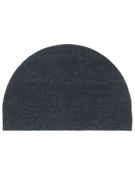 Zerbino Grigio Scuro Mezzo Rotondo 40x60 cm Fibra di Cocco