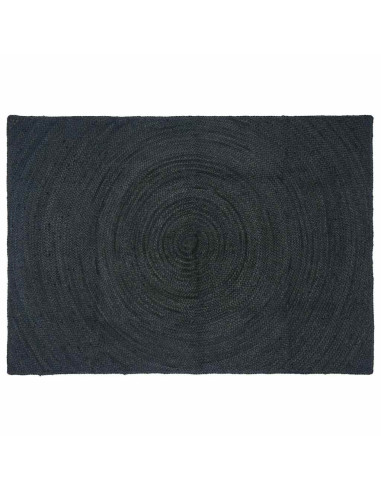 Tappeti per area Rettangolare Grigio scuro 140 x 200 cm Juta