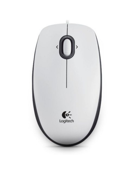 MOUSE LOGITECH "B100 Mouse White USB" 3 tasti 800dpi oem