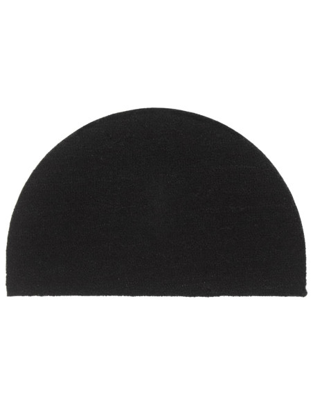 Zerbino Nero Mezzo Rotondo 50x80 cm Fibra di Cocco