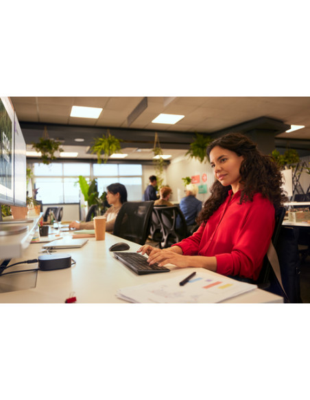 HP Combinazione di tastiera e mouse wireless ricaricabili multidispositivo 725