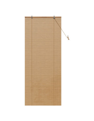 Tenda a rullo con tende Marrone 90 x 220 cm Bambù
