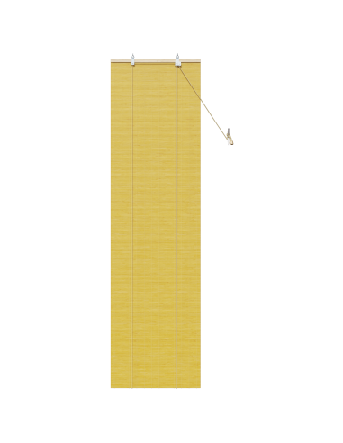 Tenda a rullo con tende Giallo 60 x 220 cm Bambù