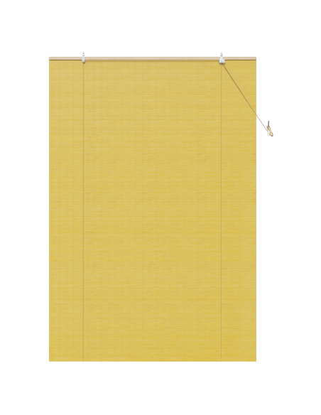 Tenda a rullo con tende Giallo 150 x 220 cm Bambù