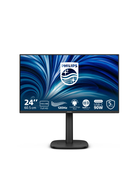 Philips Serie 3000 24B2U3301/00 Monitor PC 60,5 cm (23.8") 1920 x 1080 Pixel Full HD LCD Nero
