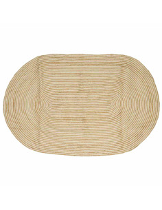 Tappeto Naturale e Bianco 205 x 305 cm Juta