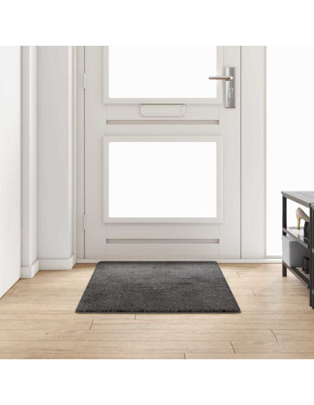 Runner in Moquette Grigio 80 x 150 cm 100% Polipropilene Tuft