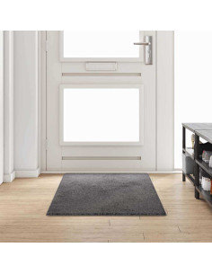 Runner in Moquette Grigio 80 x 200 cm 100% Polipropilene Tuft