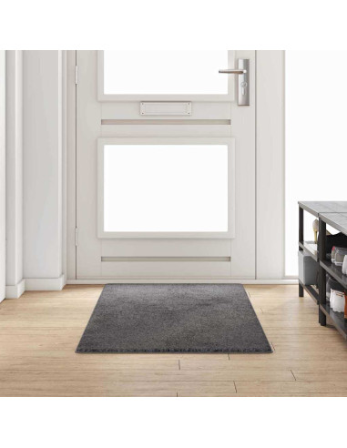 Runner in Moquette Grigio 80 x 200 cm 100% Polipropilene Tuft