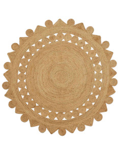 Tappeto Marrone Ø 210 cm Juta