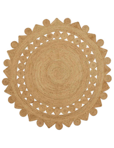 Tappeto Marrone Ø 240 cm Juta