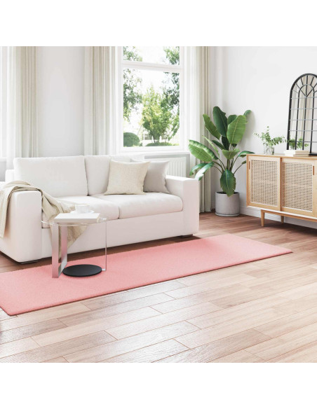 Tappeto in Pelliccia Sintetica di Coniglio Olite Rosa