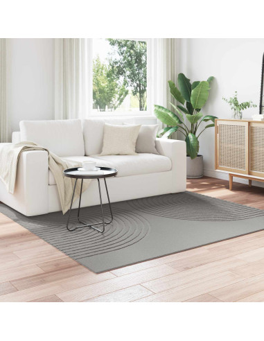 Tappeti per area Quadrato HUARTE Grigio 200 x 200 cm Poliestere