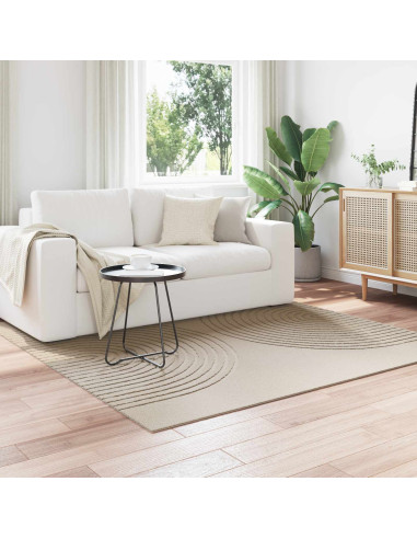 Tappeti per area Quadrato HUARTE Beige 200 x 200 cm Poliestere