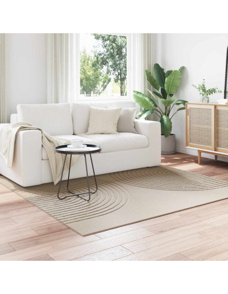 Tappeti per area Quadrato HUARTE Beige 200 x 200 cm Poliestere